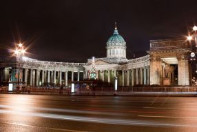 Фреска Санкт-Петербург ночью